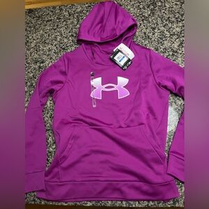 NWT! Girl’s Under Armour Fleeec Hoodie XL